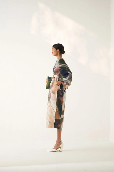 Wallflower Gathered Dress with belt