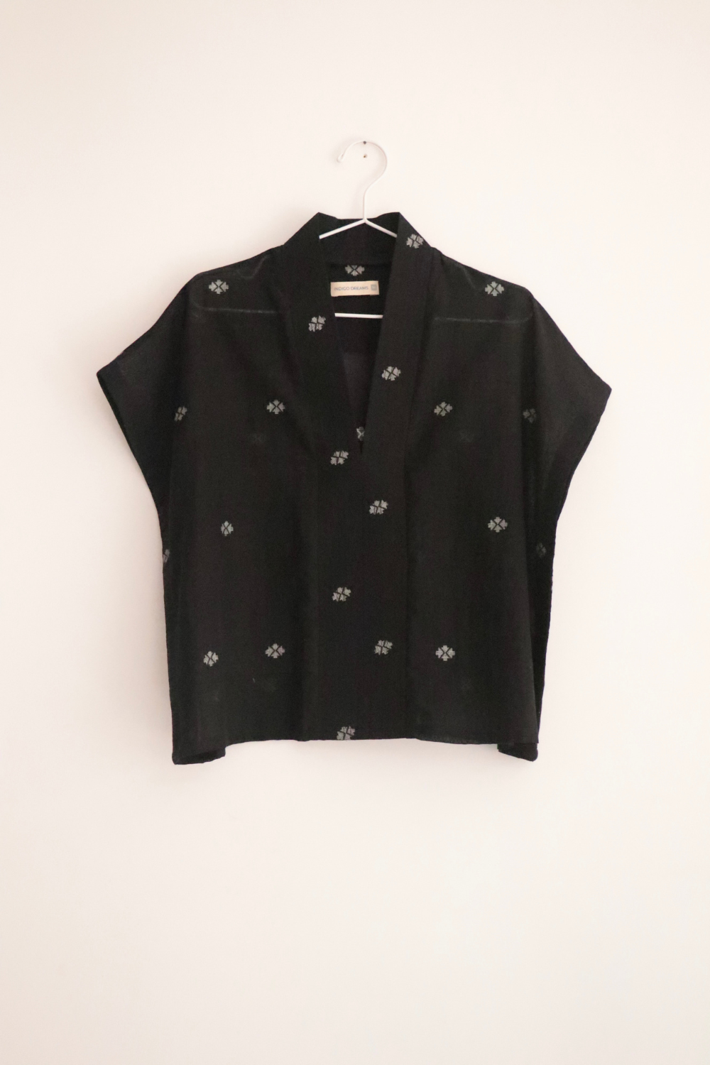 IDPOP24-23  INDREE006-OS KIMONO TOP - BLACK -Size OS