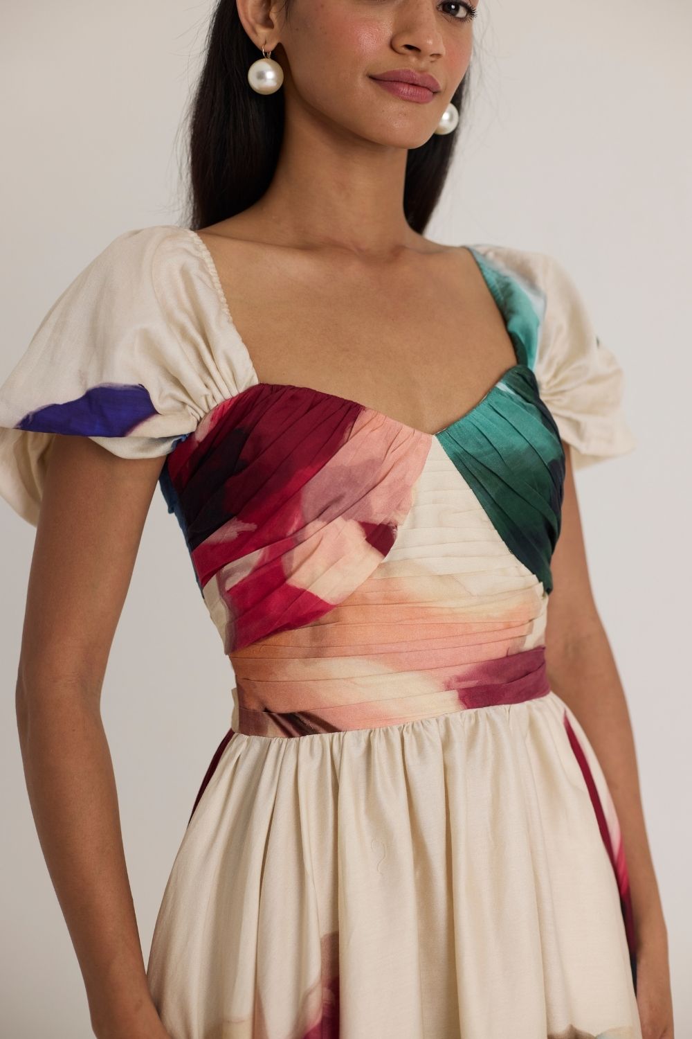 LILA PUFF SLEEVE DRESS