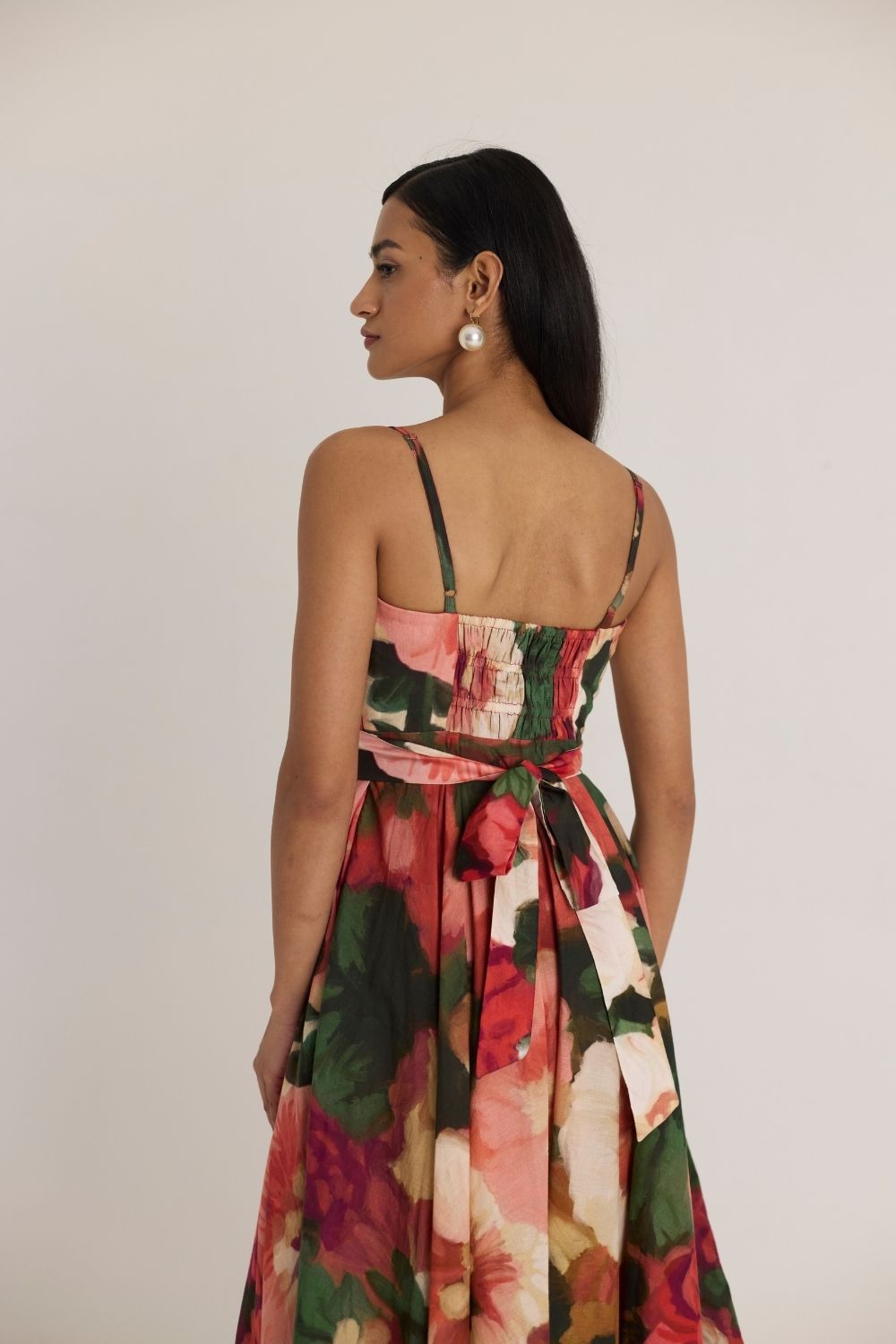 SCARLETT COTTON FRILL DRESS