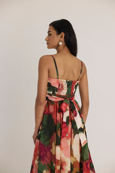 SCARLETT COTTON FRILL DRESS