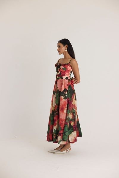 SCARLETT COTTON FRILL DRESS
