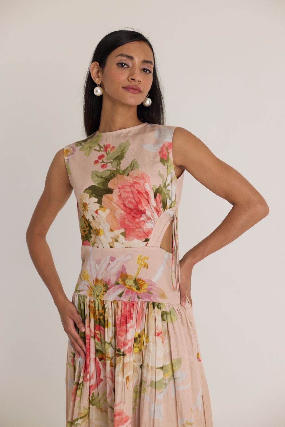 HAZEL SIDE CUT OUT DRESS