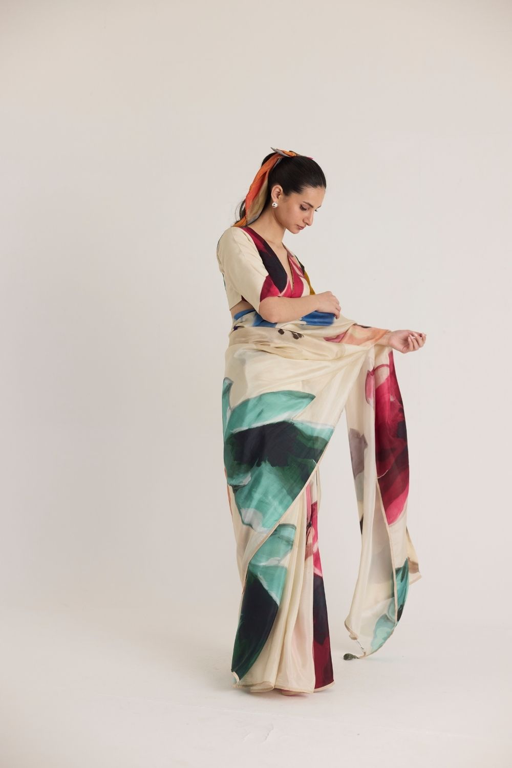 LILA SILK SAREE
