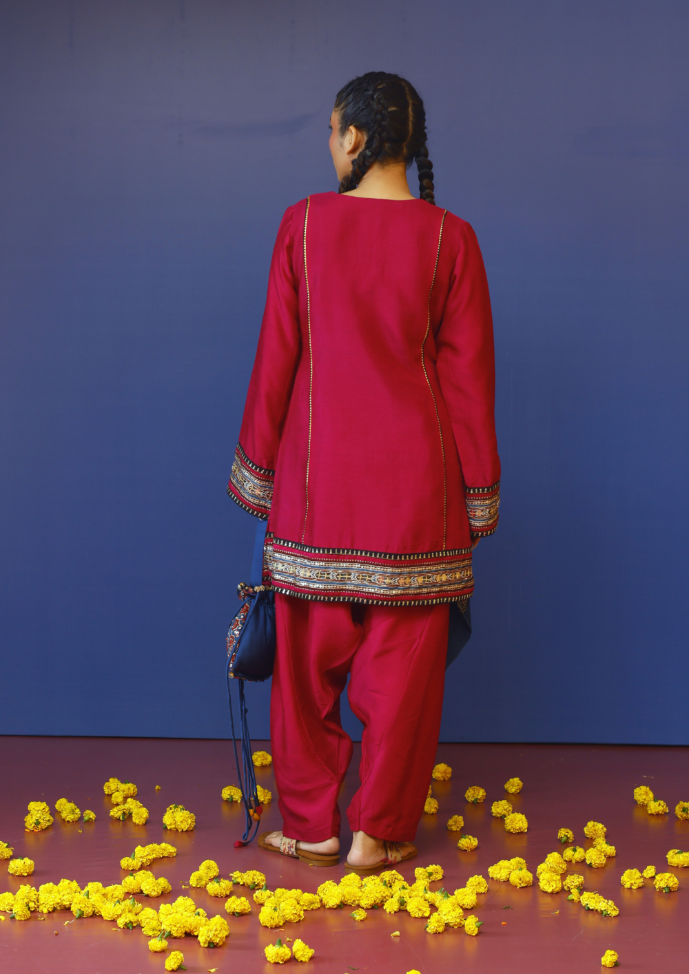 Pherie Pink Salwaar Kameez and Dupatta Set