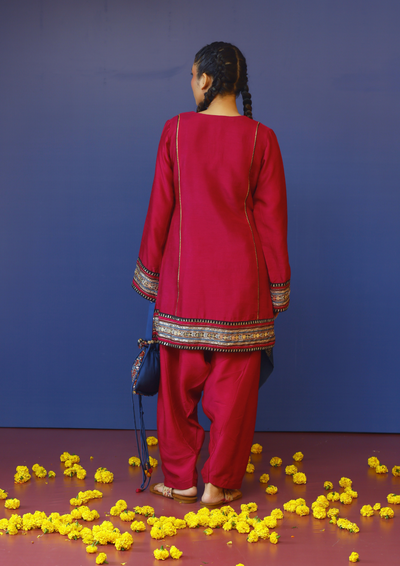 Pherie Pink Salwaar Kameez and Dupatta Set
