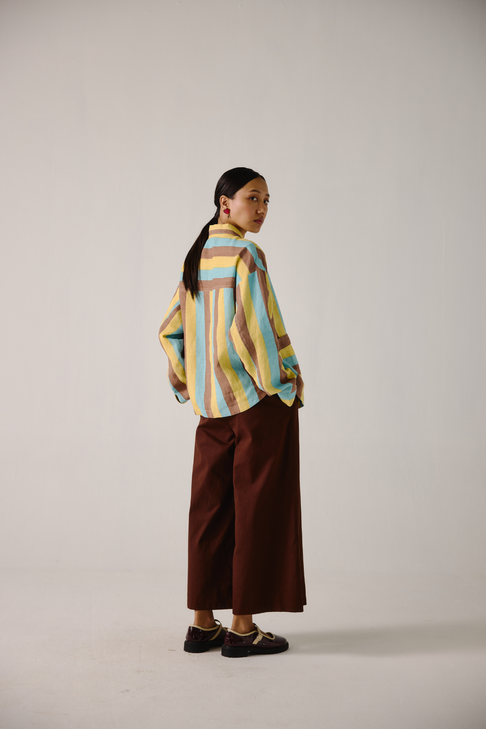 Ava Jacket - Striper Print