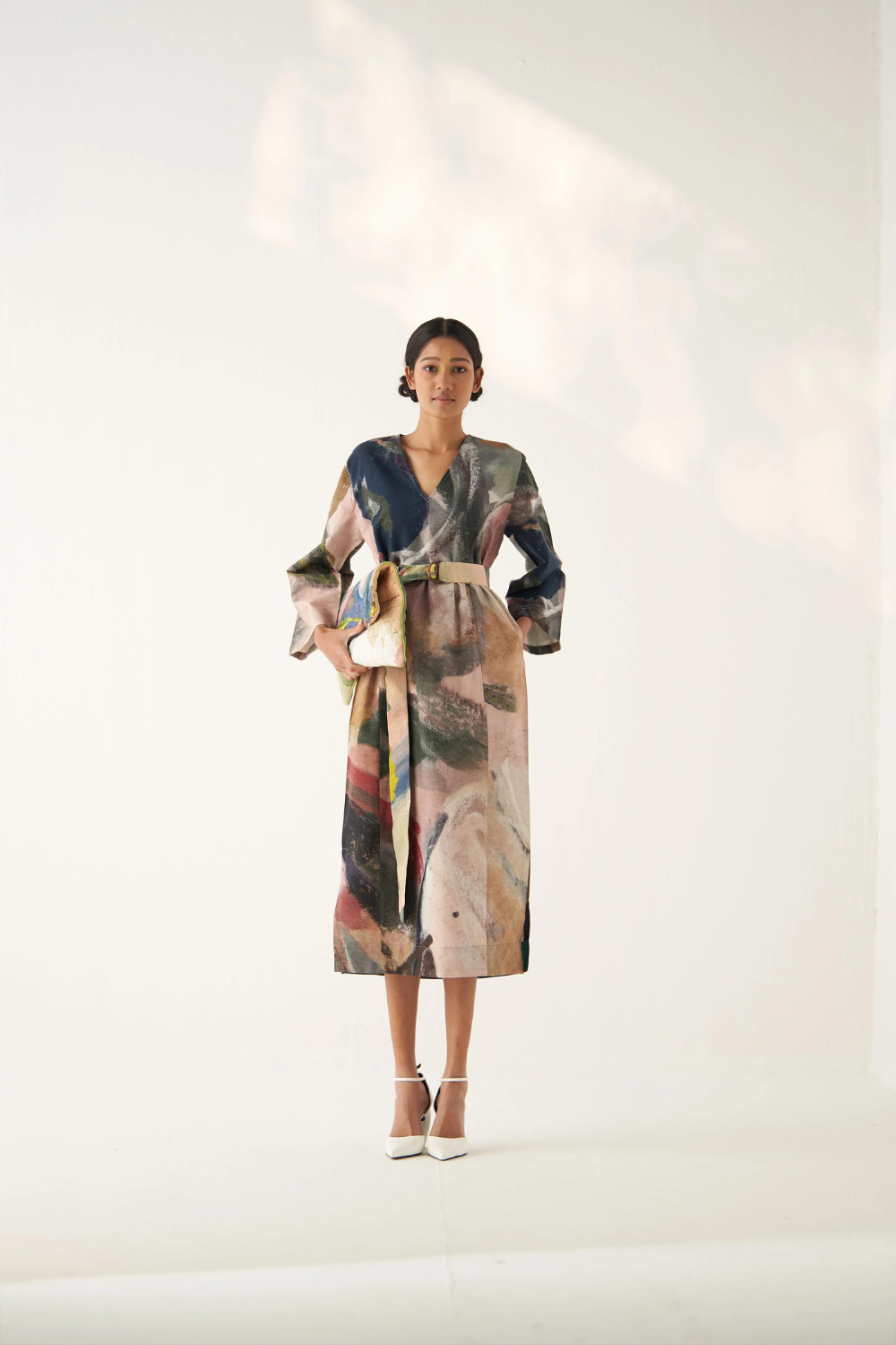 Wallflower Gathered Dress with belt