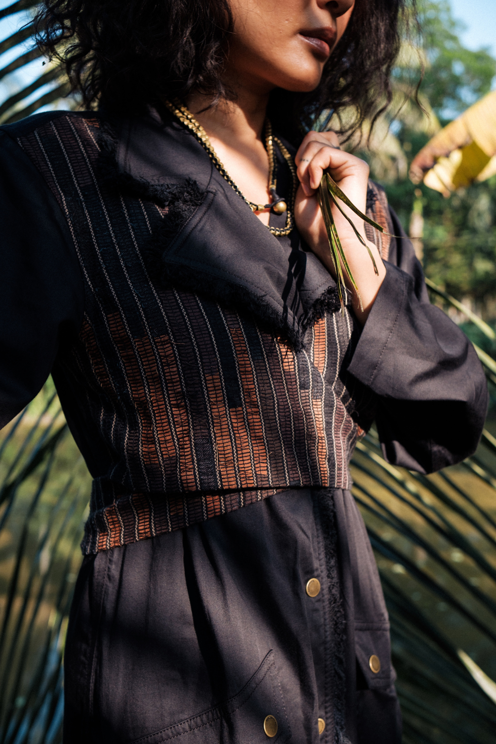 Upcycled Copenhagen Trench - Black Copper