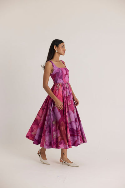 VIOLET CHERRY DRESS