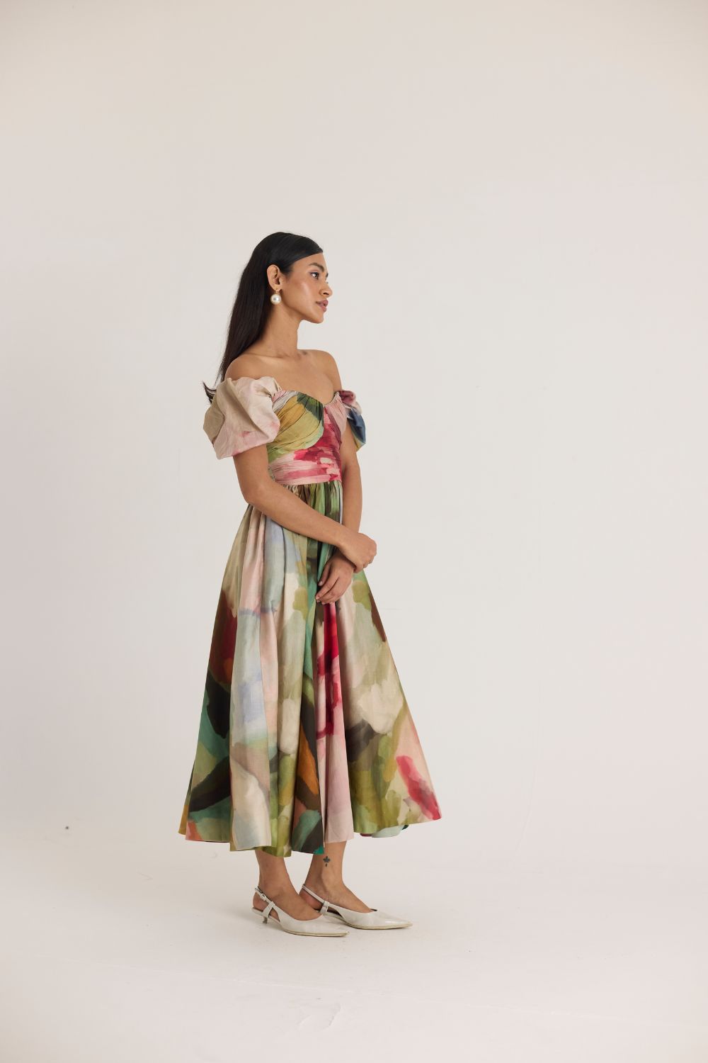 TILLY PUFF SLEEVE DRESS