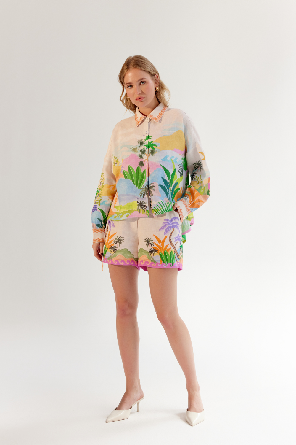 Fleur Shirt - By the Sea