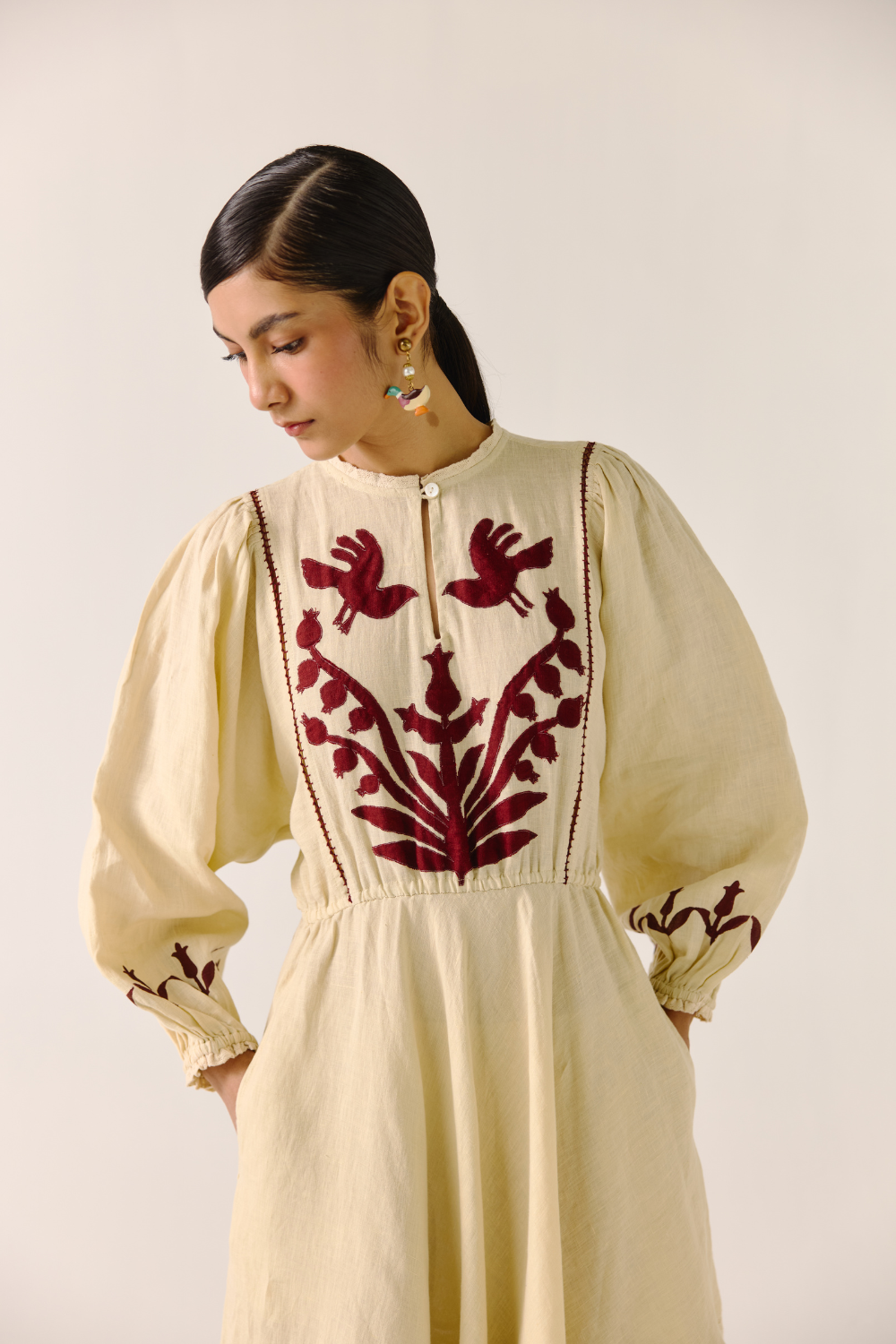 Emma Dress - Ivory