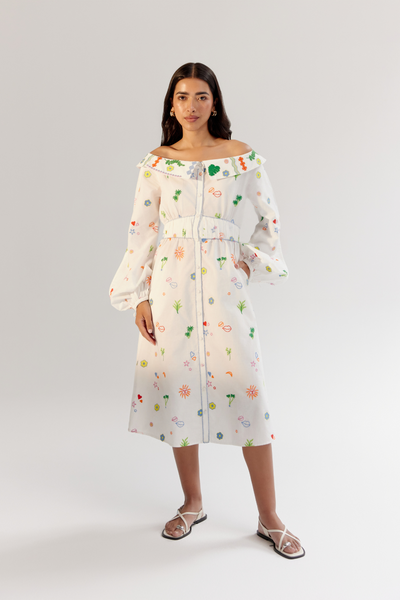 Sage Midi - White
