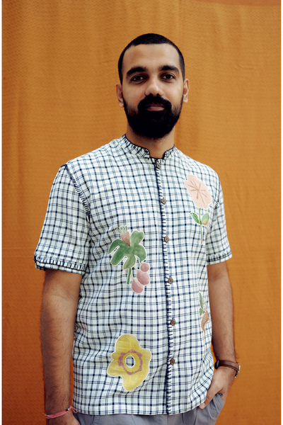 AINU APPLIQUE SHIRT