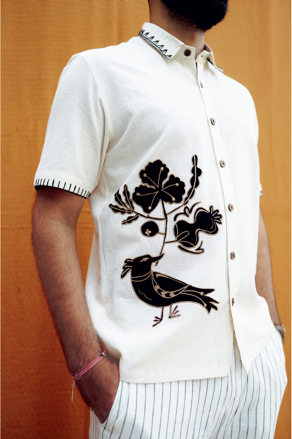 KARBI APPLIQUE SHIRT