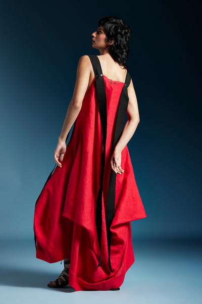 Sienna Dress-Red