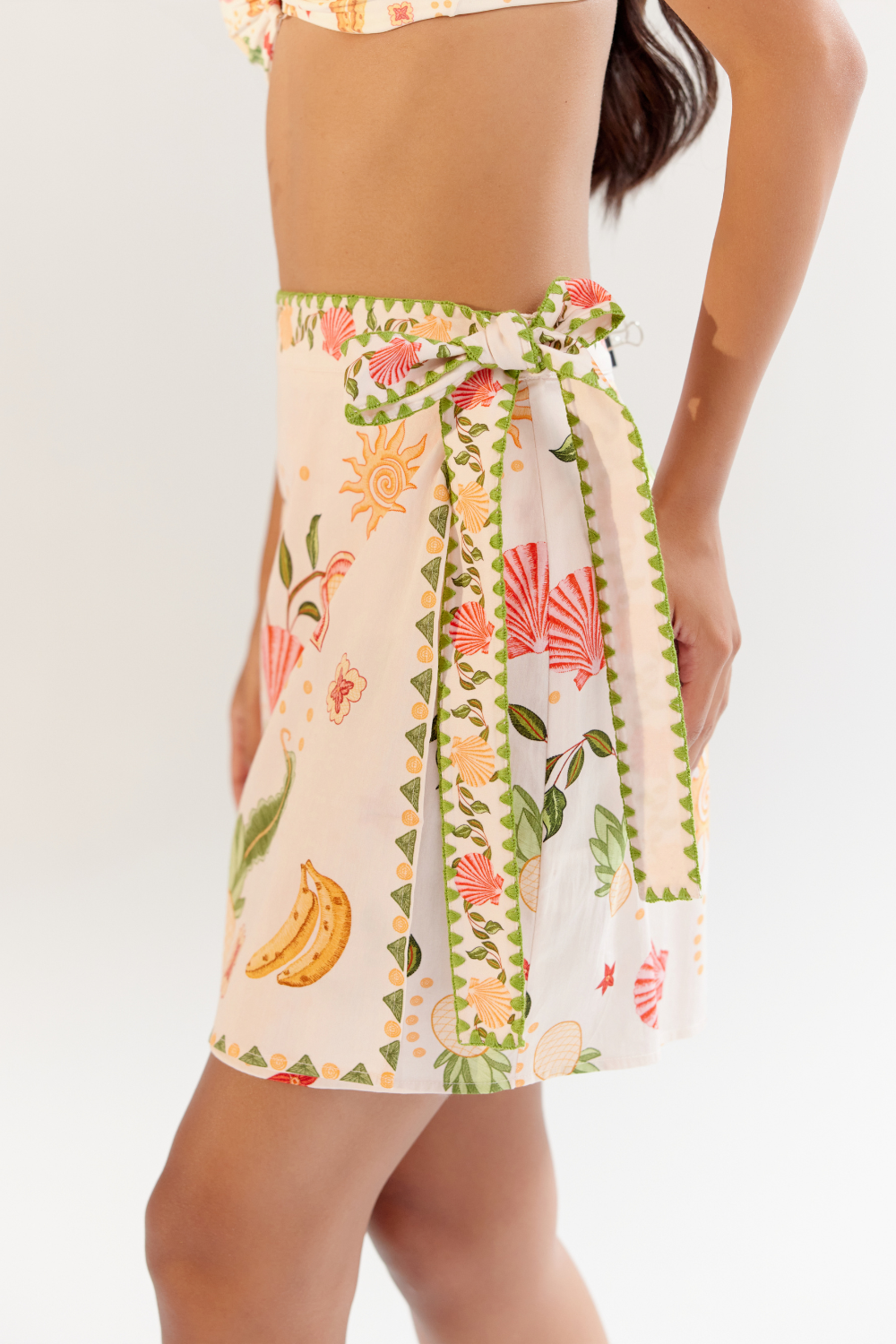Wrap Me Round Skirt - Seashell (Ecru)