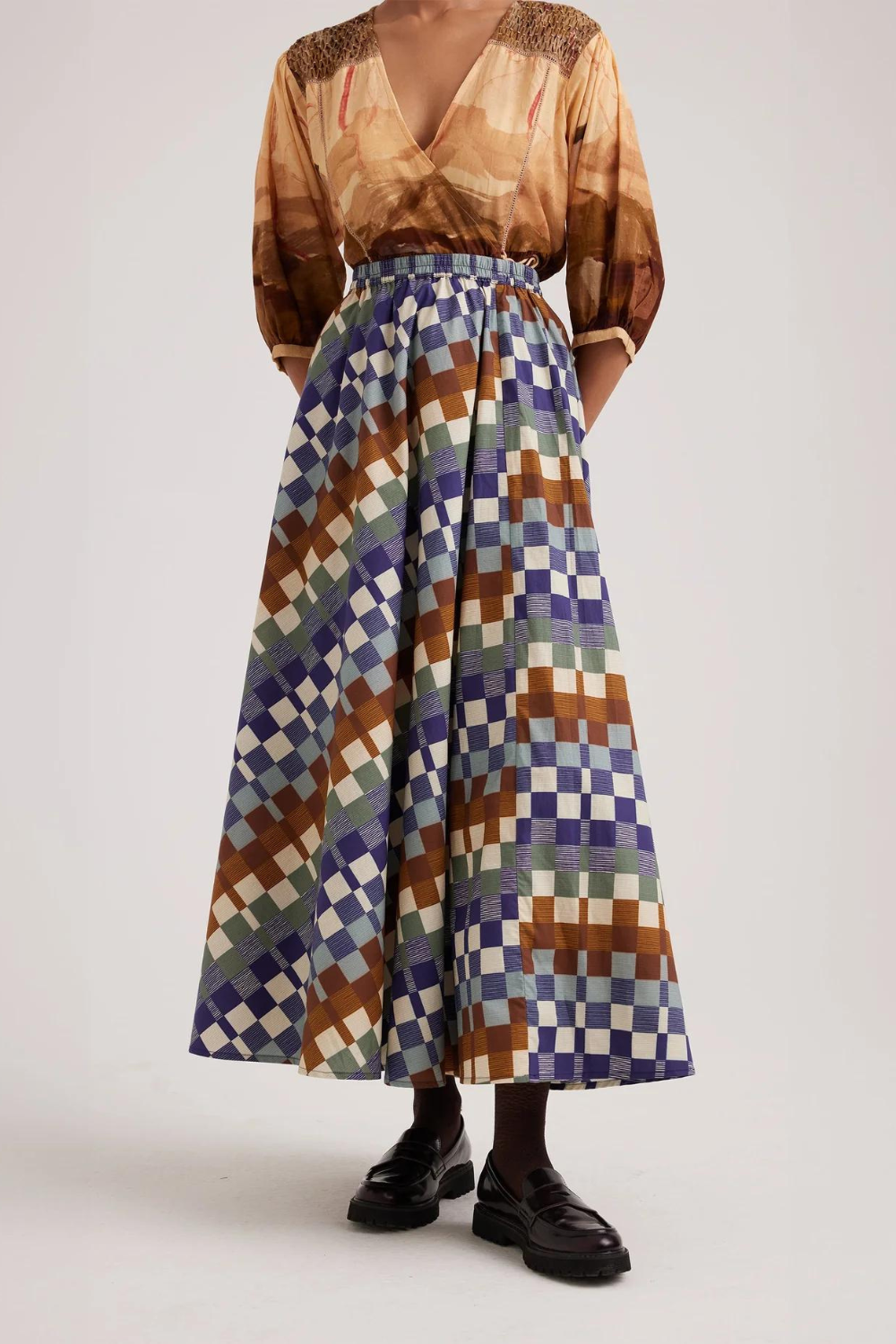 Circle Skirt-Checkers