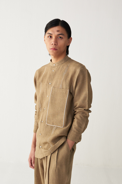 ABSTRACT EMBROIDERY SHIRT