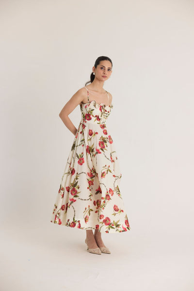 ROSITA COTTON FRILL DRESS