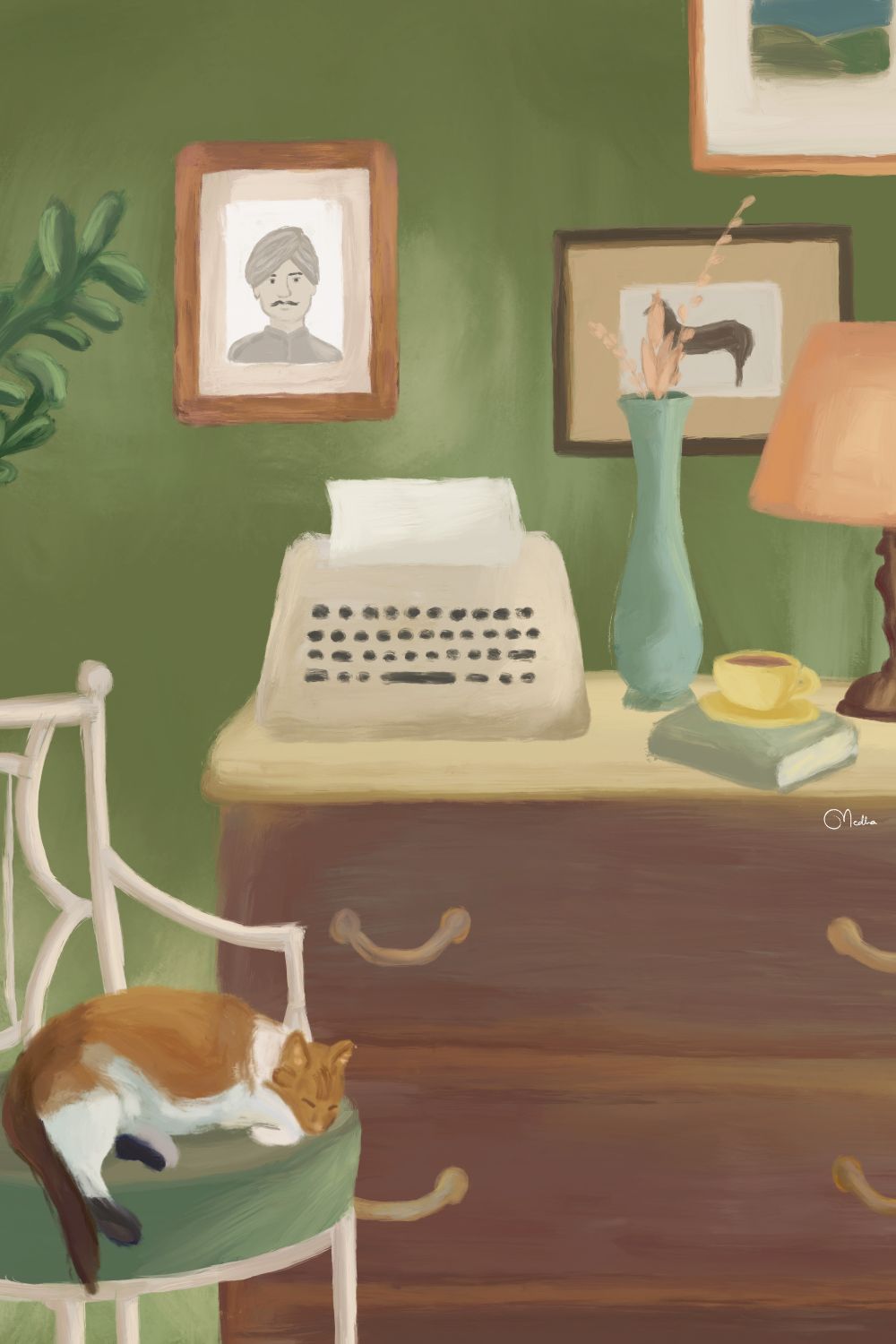 AT MY DESK