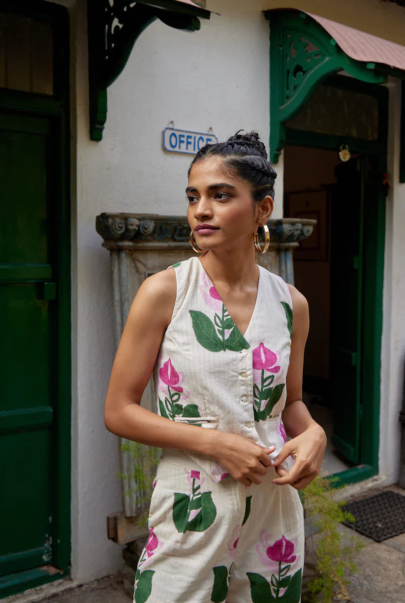 DIONE HANDLOOM TROUSERS