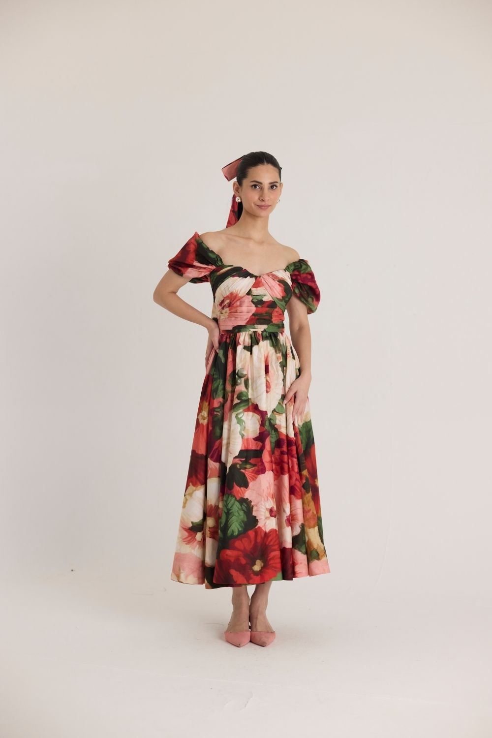 SCARLETT PUFF SLEEVE DRESS
