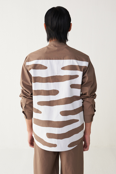 ABSTRACT APPLIQUÉ SHIRT