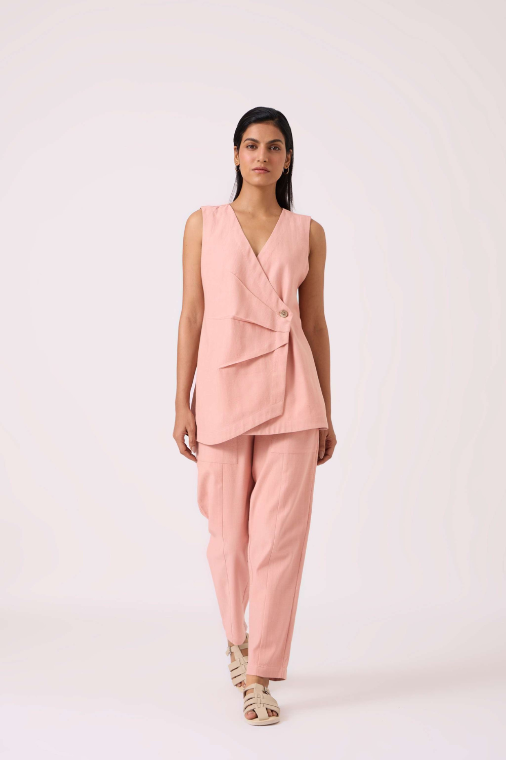 Victory Pink Handwoven Pants