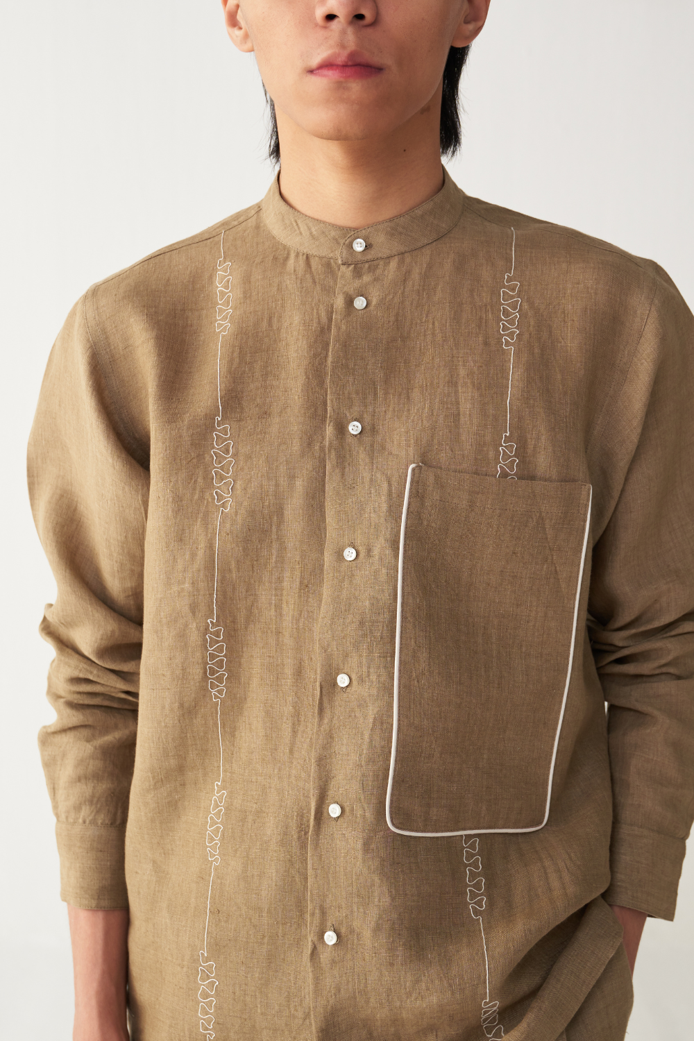 ABSTRACT EMBROIDERY SHIRT