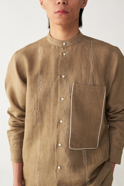 ABSTRACT EMBROIDERY SHIRT