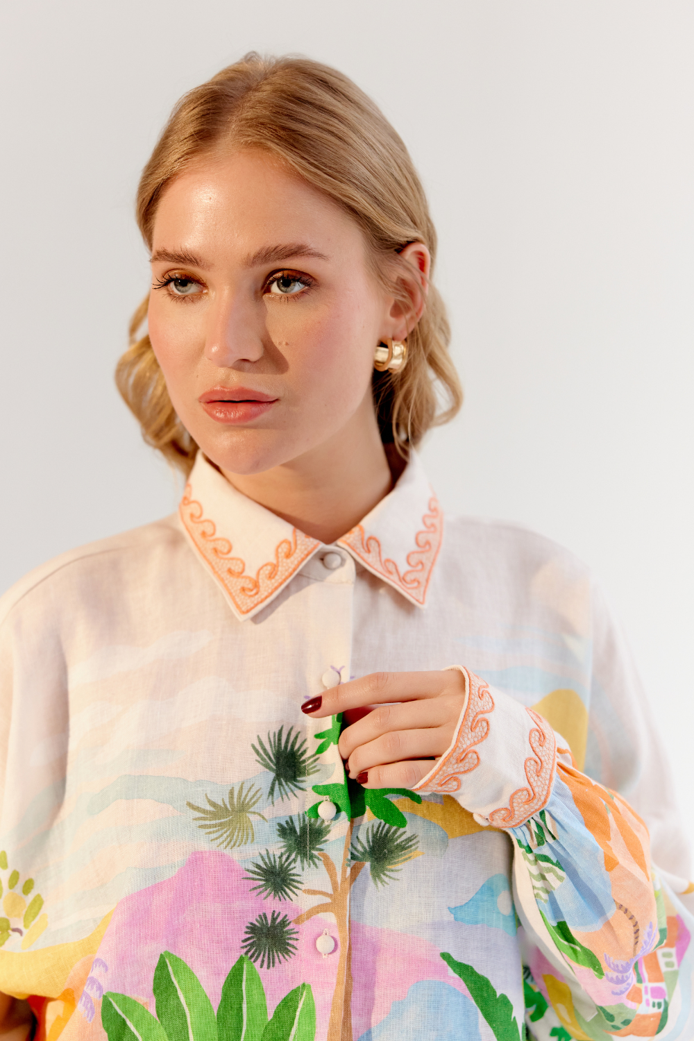 Fleur Shirt - By the Sea