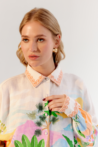 Fleur Shirt - By the Sea