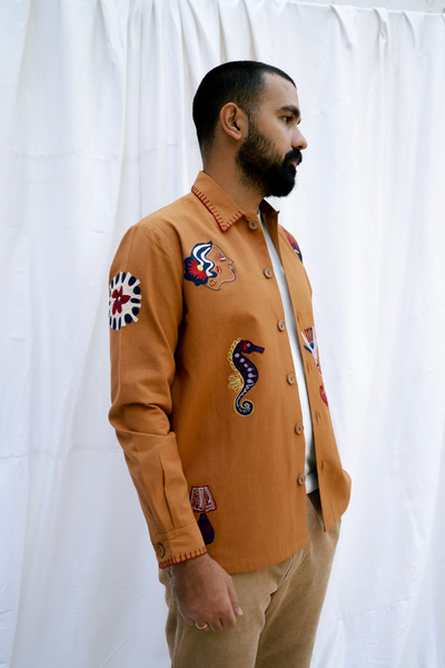 MAYAN APPLIQUE JACKET