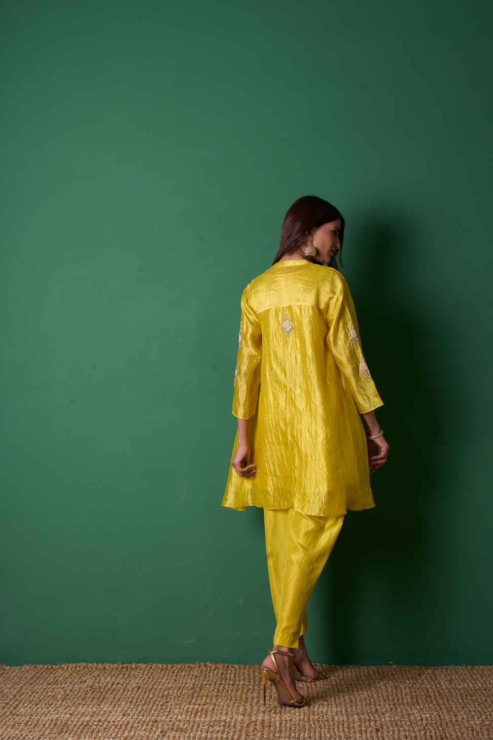 Paradise Kurta Set - Yellow