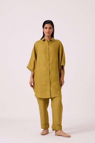 Pip Olive Linen Pants