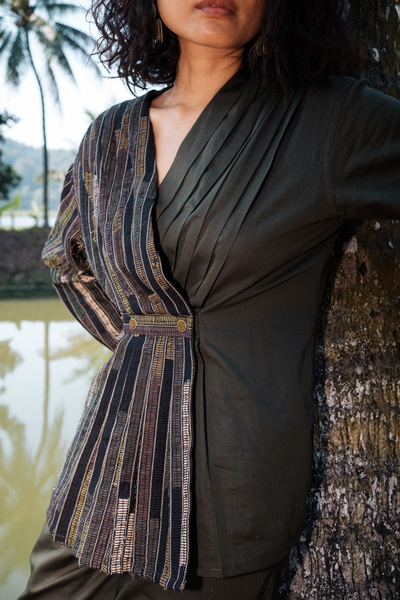 Upcycled Florence Top - Green
