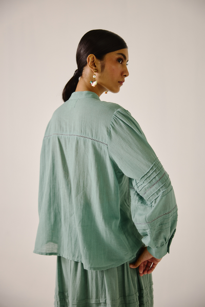 Hazel Top - Pale Blue