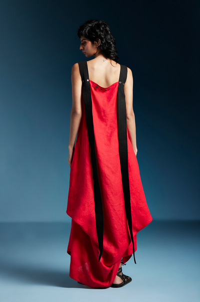 Sienna Dress-Red