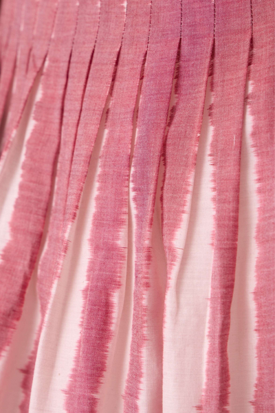 Levin Rhubarb Striped Ikat Skirt