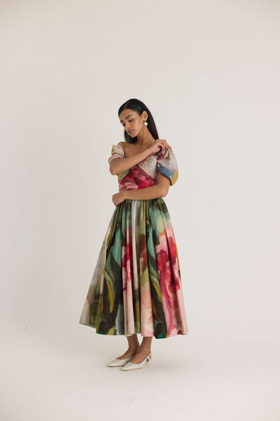 TILLY PUFF SLEEVE DRESS