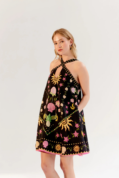 Aida Mini - Seashell (Black)