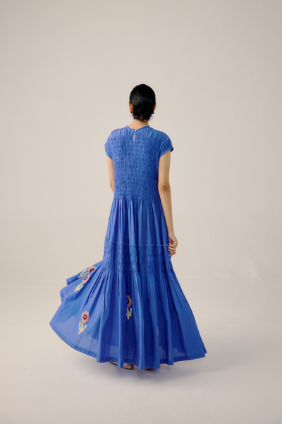 July Dress - Electric Blue