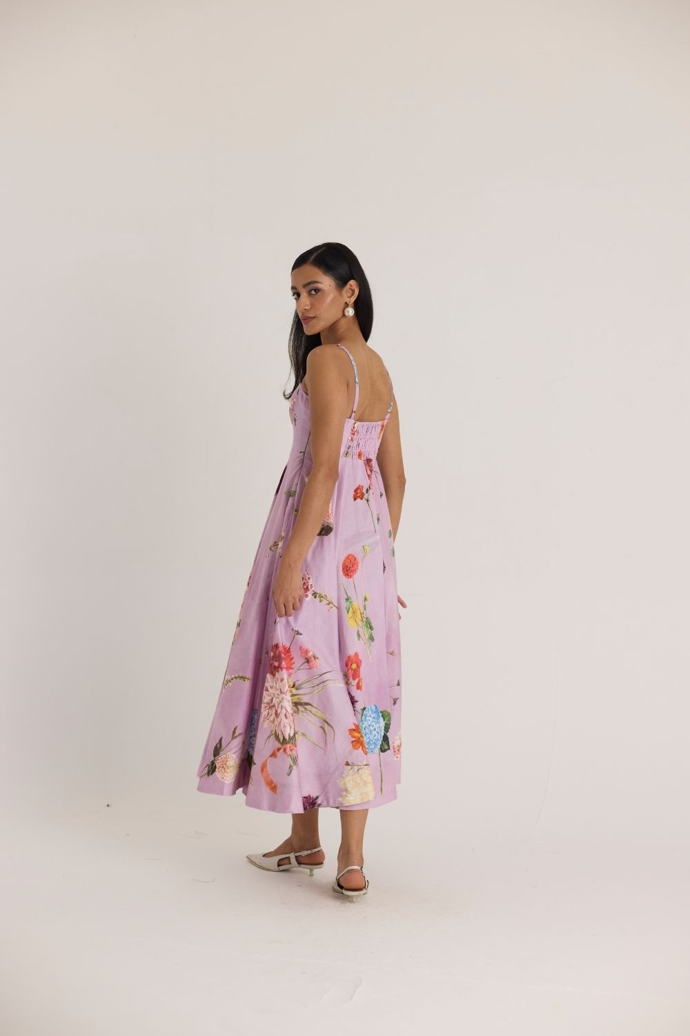 GIGGLE BERRY FLARED BRALETTE DRESS