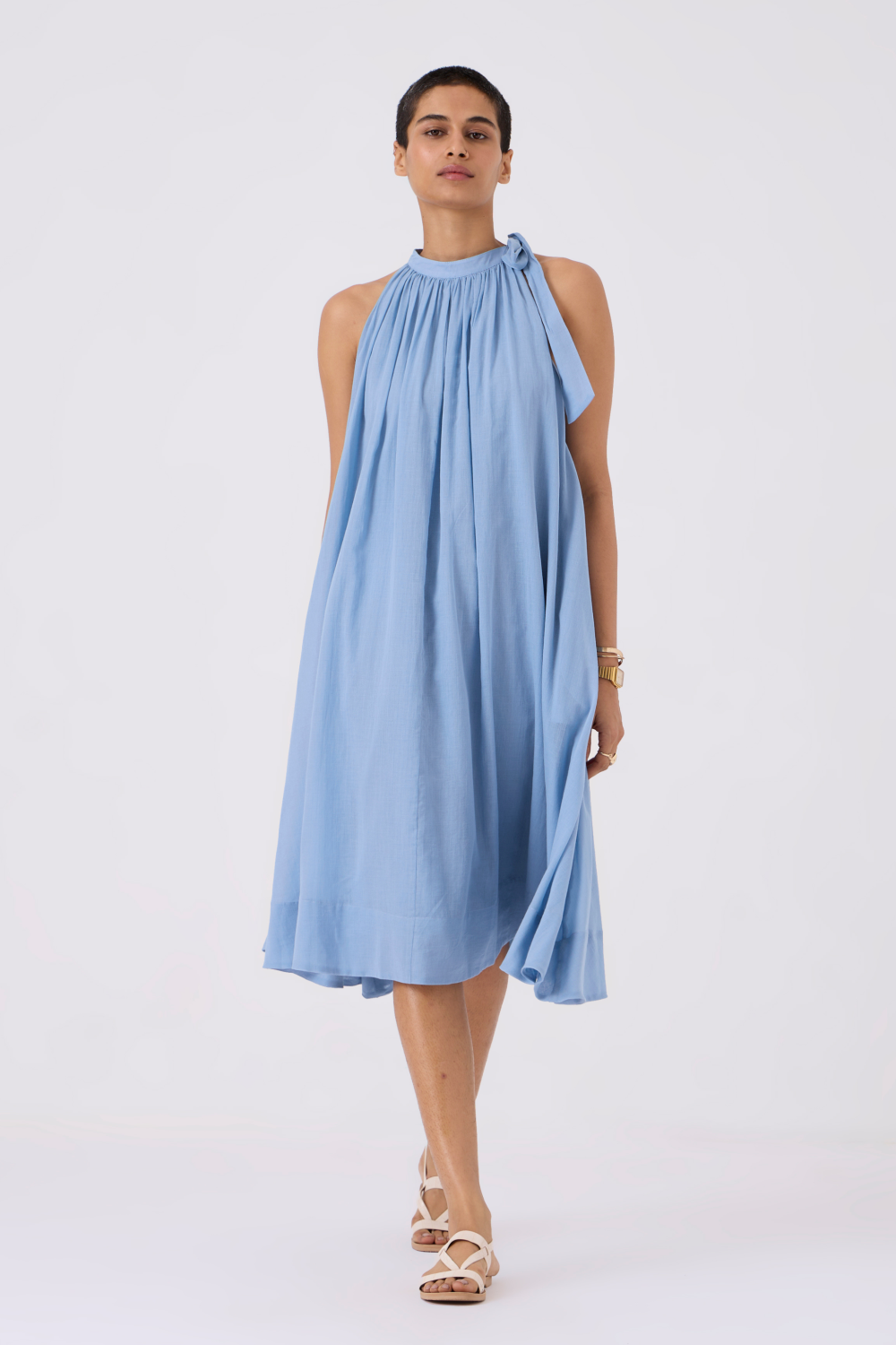 Oshina Blue with Side Bow