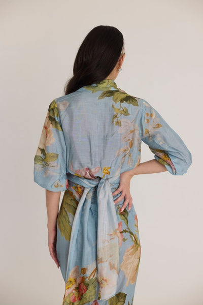 TAFFY TIE-UP TOP & SKIRT SET