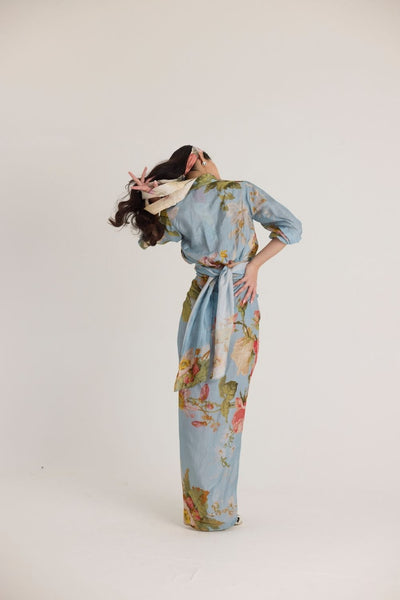 TAFFY TIE-UP TOP & SKIRT SET