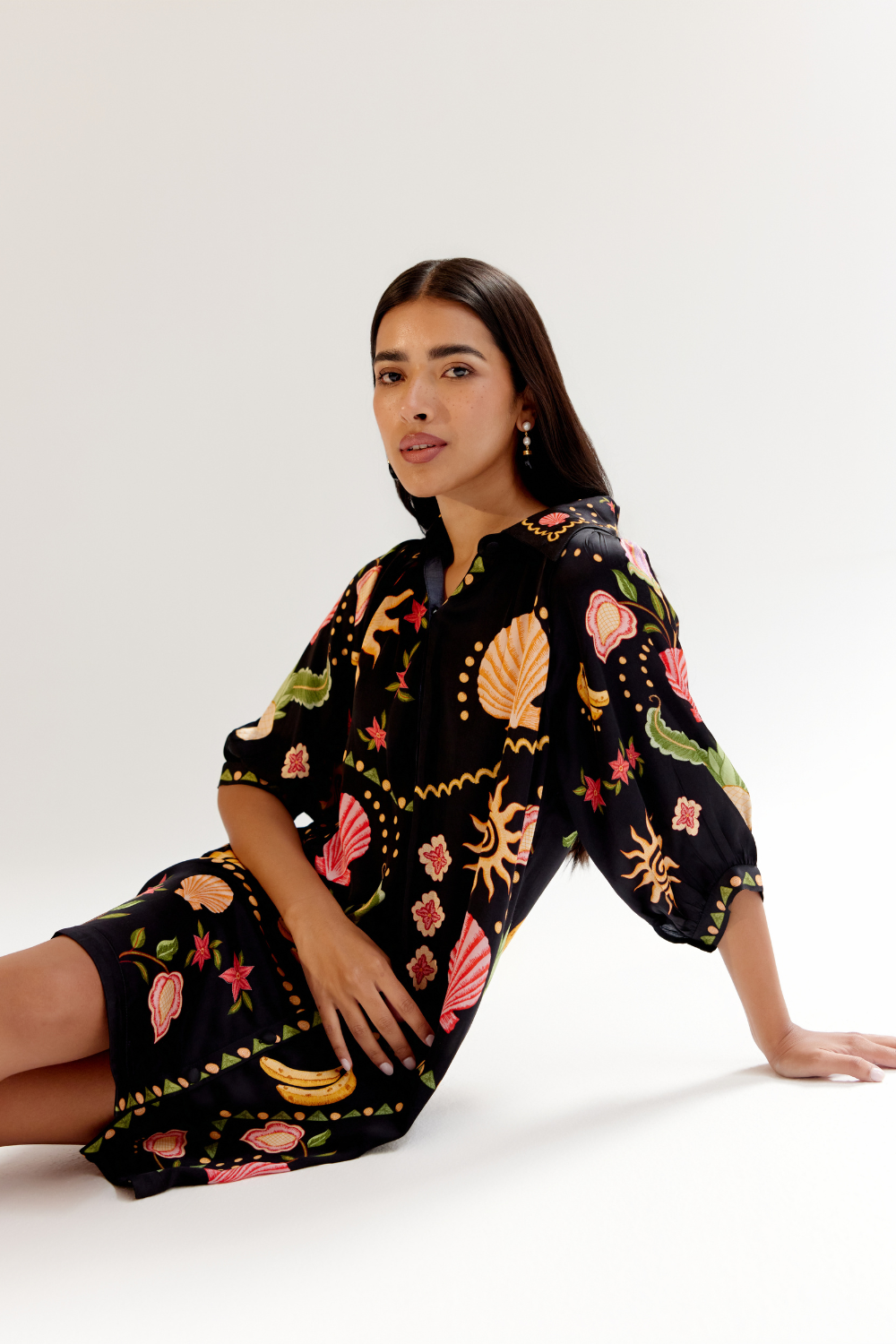 Rosa Mini - Seashell (Black)