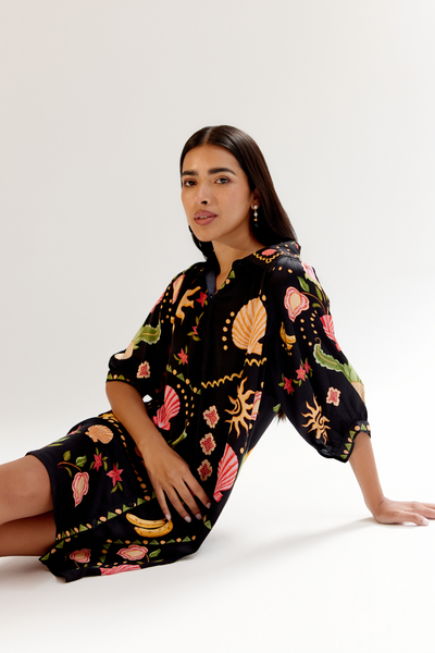 Rosa Mini - Seashell (Black)